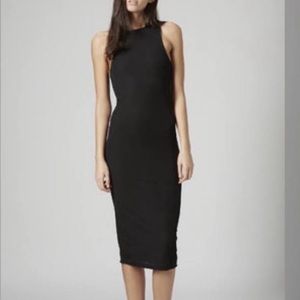 NWT TOPSHOP Midi Bodycon Ribbed Tank Dress